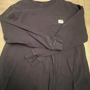 Carhartt Men's Charcoal Long Sleeve Shirt